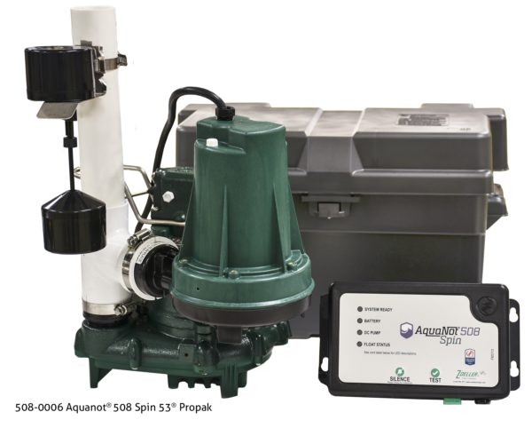 Aquanot Spin ProPak Zoeller M53 sump pump