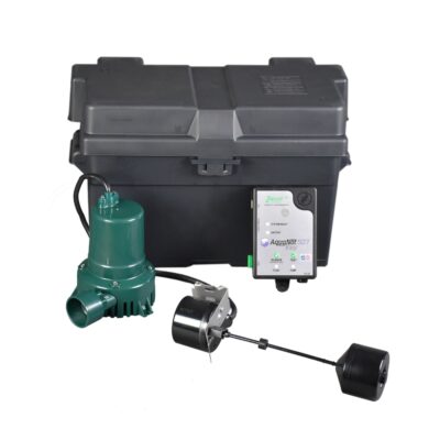 Zoeller 507 Key basement waterproofing battery backup sump pump system