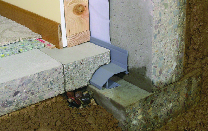 Drain main water guard basement system