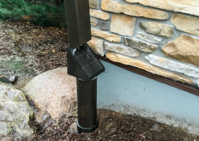 Downspout drainage ideas