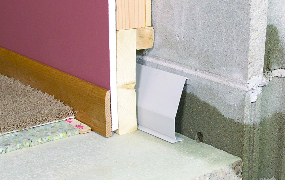 Baseboard system | Professional basement waterproofing supplies