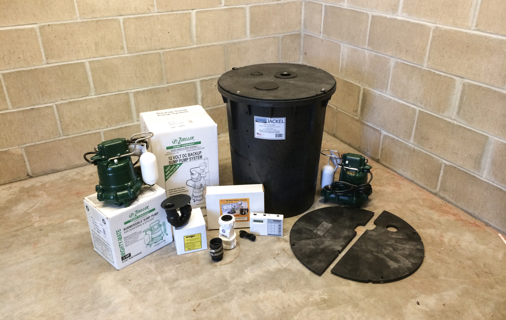 Sump pump materials | Professional basement waterproofing supplies