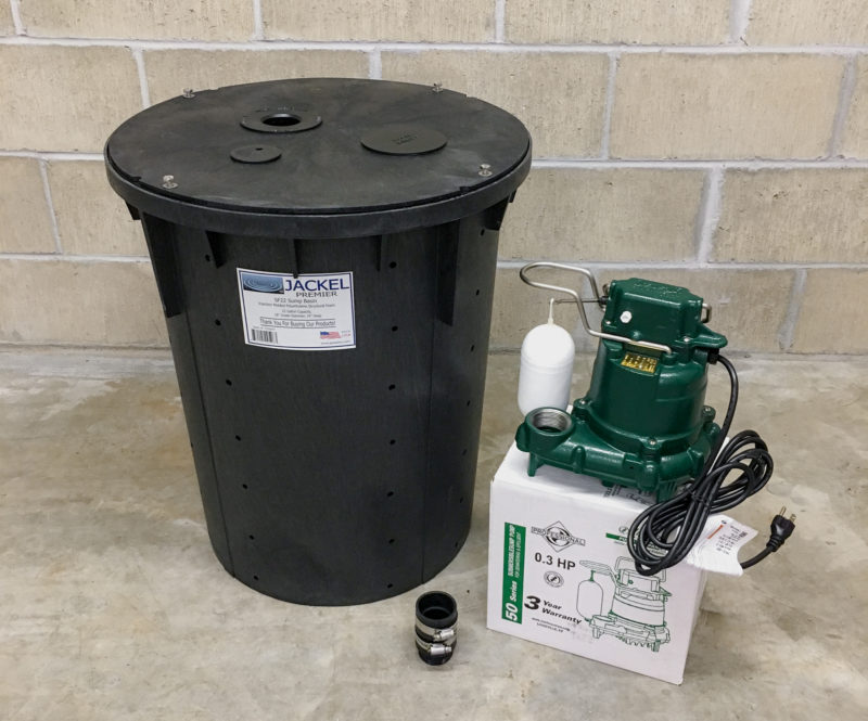 Outside Sump Pump System