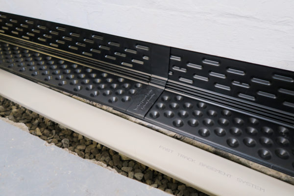 Basement waterproofing dimple board system - Drain-Eze