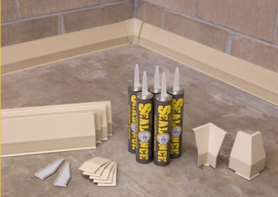 SealOnce Basement System DIY basement waterproofing channel