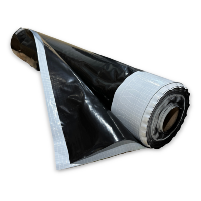 VaporBright Crawl Space liner 12MIL black on white