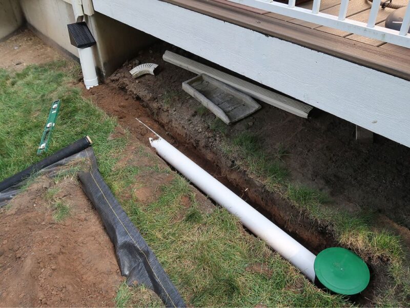 UnderGround downspout kits easy to install DIY downspout extension