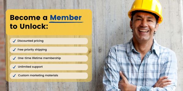 Become a Member to Unlock: free shipping, discounted pricing, sales material, unlimited support and more.