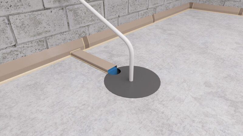 how to waterproof your wet leaky basement with basement drainage channel DIY